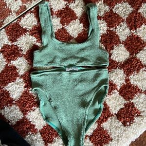 Youswim Aplomb High Waist Swimsuit Sage Perfect Condition!!